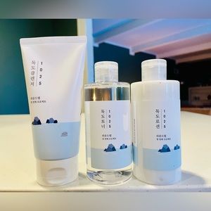 NEW Round Lab Dokdo Toner 200ml Lotion 200 ml Cleanser 150 ml Set ex ‘26